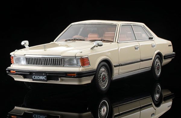 Ignition Model x Tomytec T-IG4325 日产Nissan 赛德里克 HT 280E Broam (白色)