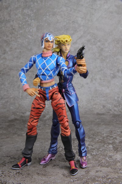 超像可动 JOJO的奇妙冒险 第五部 黄金之风 盖多·米斯达 与 性感手枪