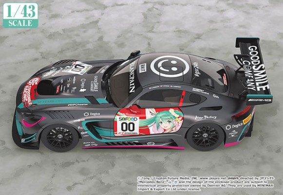 1/43 初音未来 GT企划 Good Smile 初音未来 AMG 2017 SPA24H 决胜 ver.