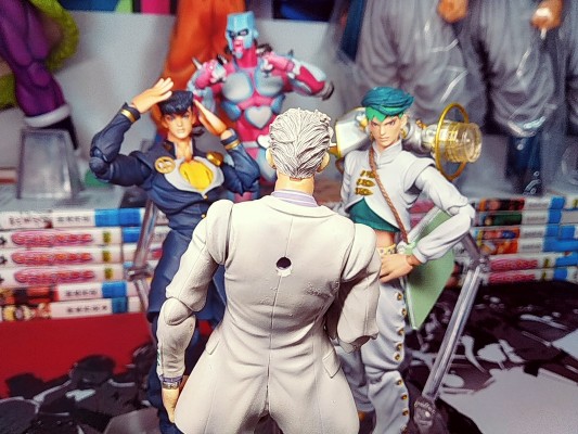 超像可动 JOJO的奇妙冒险 不灭钻石 岸边露伴 与 天堂之门