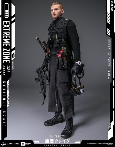 EBS001 原创故事珍藏人偶 极限战境 武士 崎藤克雷格