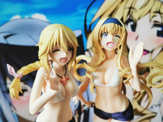 IS〈无限斯特拉托斯〉  夏洛特＆塞西莉娅 泳装