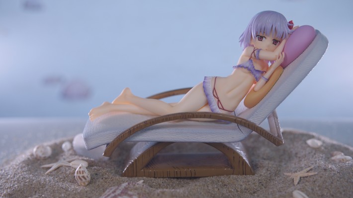 水着 伽摩 可爱的是沙滩椅