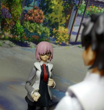 figma #EX-51 Fate / Grand Order 玛修·加拉哈德&芙芙 Shielder