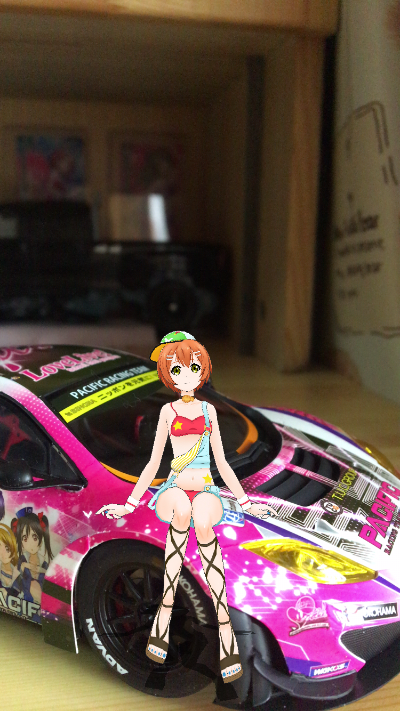 迷你黏土人 LoveLive! School idol project 园田海未 レースクイーンver. 