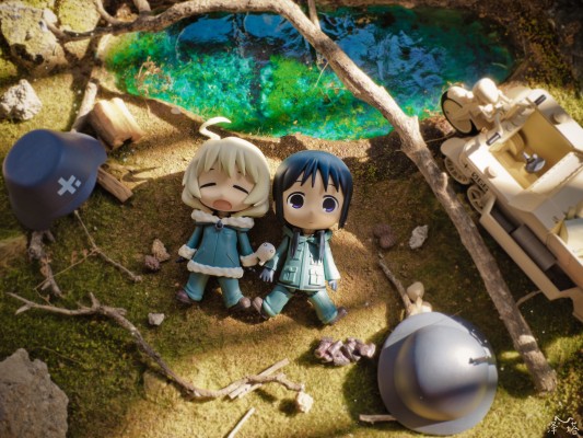 粘土人配件 少女终末旅行 半履带摩托车