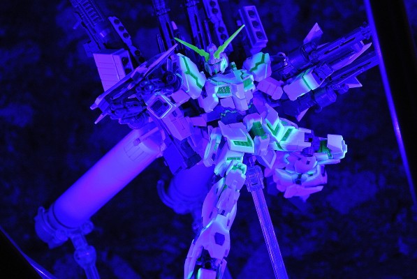 ROBOT魂 SP 机动战士高达UC RX-0独角兽高达 觉醒样式 荧光底座套装
