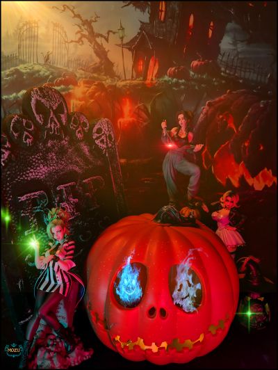 美少女雕像系列 万圣节 麦克尔·麦尔斯