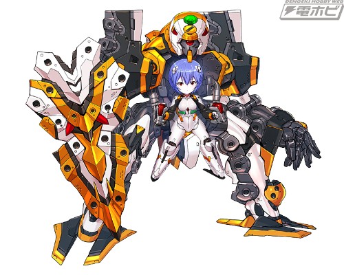 桌面军队 新世纪福音战士新剧场版 绫波零与新世纪福音战士零号机(改)