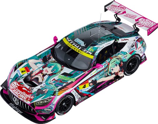 GOOD SMILE Racing 痛车1/18 初音未来 AMG 2020 SUPER GT Okayama Test Ver.