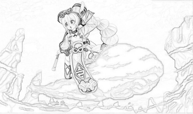 压泡面手办 VOCALOID 初音未来 -中国风-