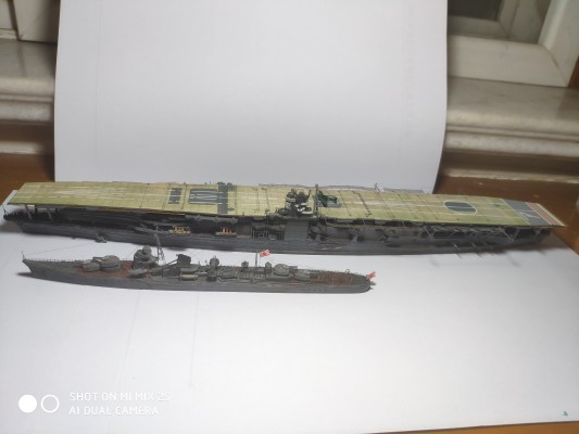 1/700 日本海军 航空母舰 赤城 全船版