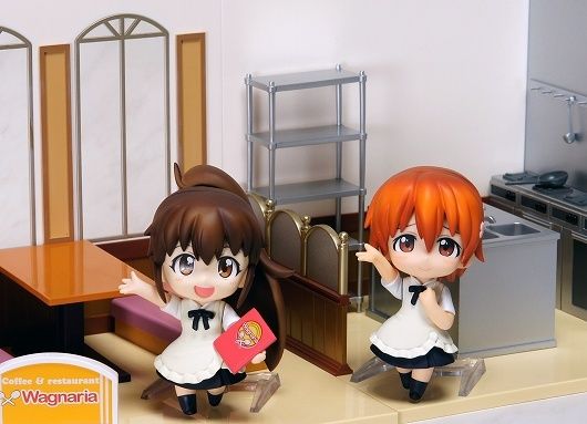 黏土人场景系列# 5 迷糊餐厅!! A 客人席套装