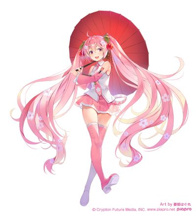 樱话未来抽赏2nd season VOCALOID 初音未来 樱未来 A奖 和伞