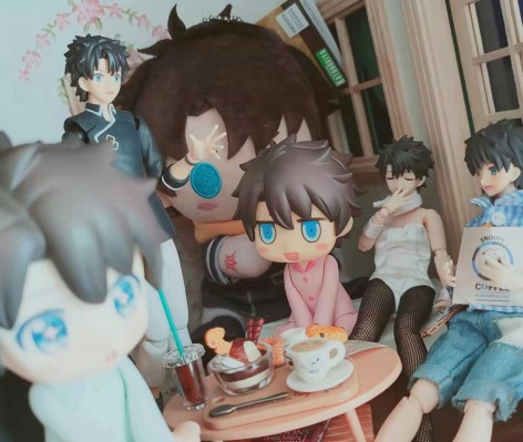 figma #EX-59 Fate/Grand Order Fate/Grand Order 绝对魔兽战线 巴比伦尼亚 藤丸立香&芙芙