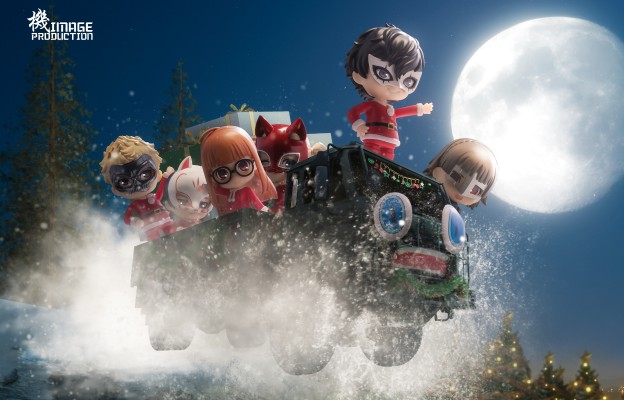 粘土人#1162 女神异闻录5 动画版 坂本龙司 怪盗服