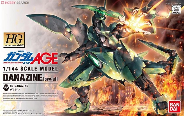 HGAGE#22 1/144 机动战士高达AGE Ovv-af 达纳金