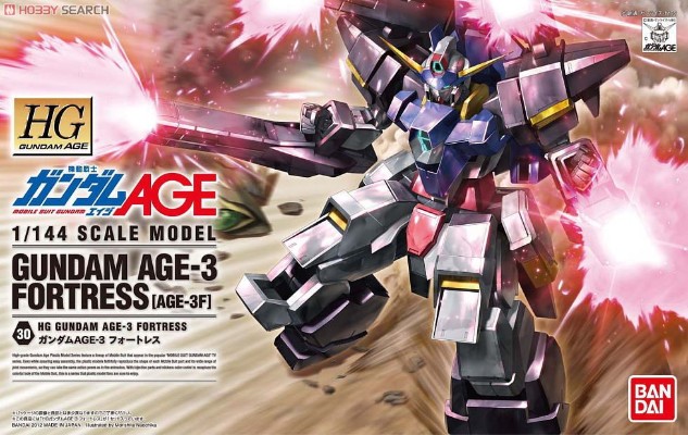 HGAGE#29 1/144 机动战士高达AGE AGE-3F 高达AGE-3堡垒型