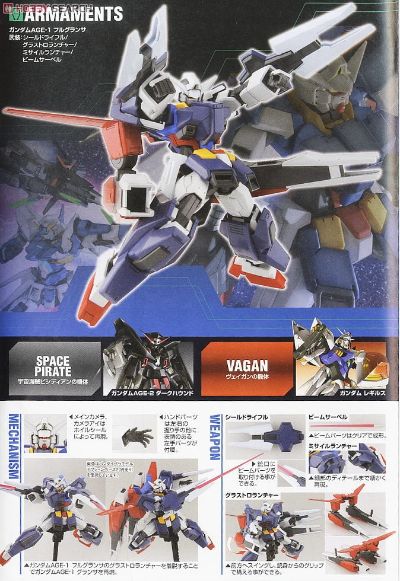 HGAGE#35  机动战士高达AGE AGE-1G 高达AGE-1全古兰沙型