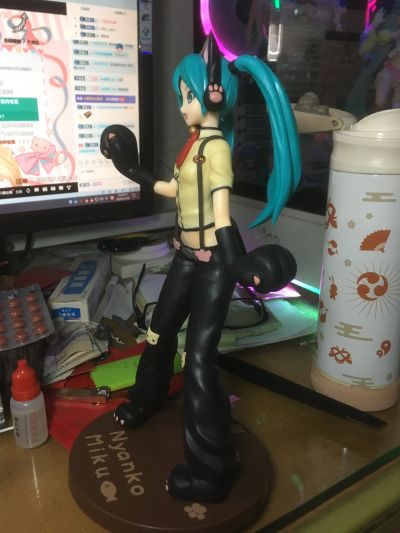 初音未来 歌姬计划街机版 未来之声 超级奖品人偶 “初音未来-小猫咪”