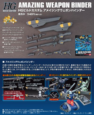 HGBC 1/144 高达创战者 惊异京宝梵 惊异武器捆绑包