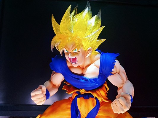 超像Art系列 龙珠改 超级赛亚人 孙悟空 Ver.2 透明头发版