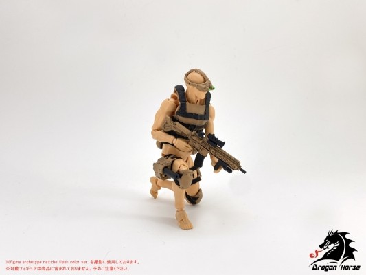 DH-E001BD 1/12可动人偶使用 装备套装B(幽灵) 沙漠Ver.