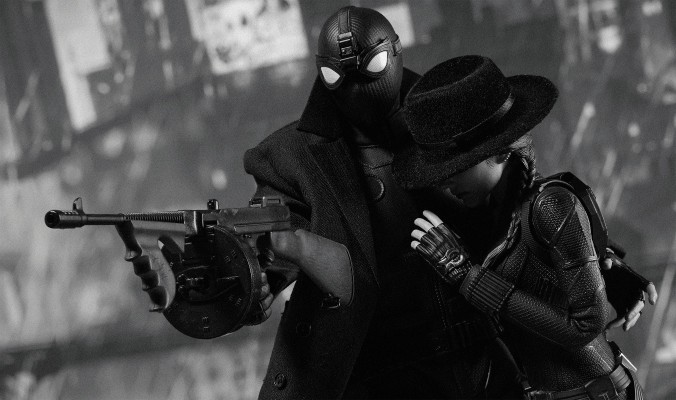 电影杰作 蜘蛛侠：英雄远征 蜘蛛侠/夜猴侠 潜行战衣