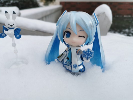 粘土人#1319 Vocaloid 初音未来 雪初音 2.0