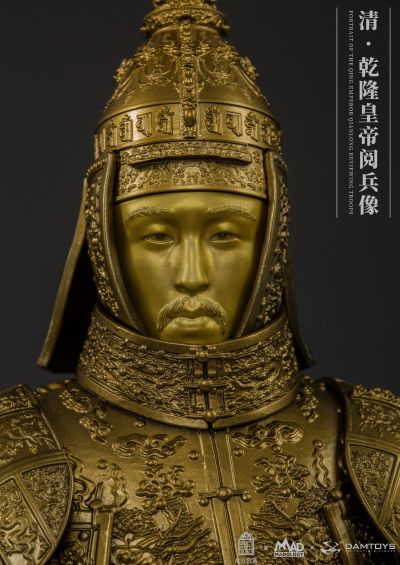 CS032 经典系列收藏级 清 乾隆皇帝阅兵像 黄铜版