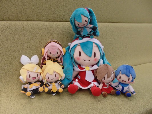 超大毛绒玩偶 毛绒 初音未来歌姬计划 F 2nd 初音未来 圣诞款