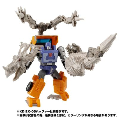 变形金刚 王国 KD EX-04 D级  变形金刚：赛博坦之战 Ractonite 戟龙化石