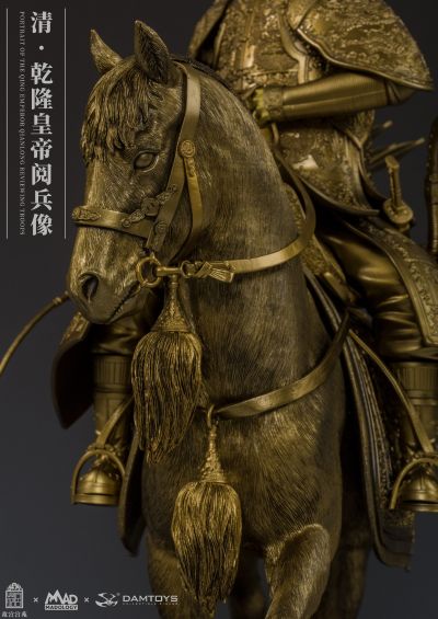 CS032 经典系列收藏级 清 乾隆皇帝阅兵像 黄铜版