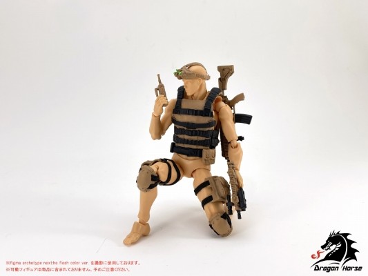 DH-E001BD 1/12可动人偶使用 装备套装B(幽灵) 沙漠Ver.