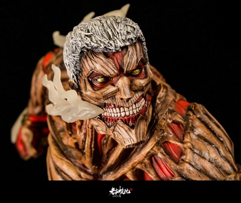 Elite Exclusive Statue 进击的巨人 巨人&三笠·阿克曼&铠之巨人