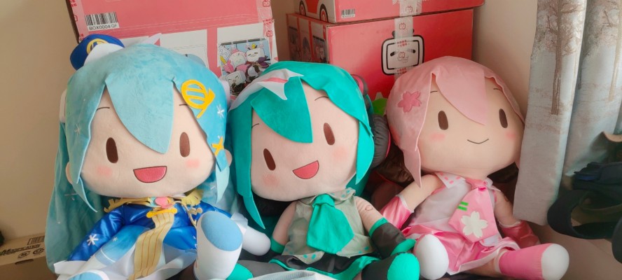 巨大软绵绵毛绒 VOCALOID 初音未来 雪未来 2020