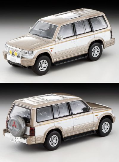 多美卡限定老爷车 NEO LV-N189c 三菱 帕杰罗 超越 (米色/白色)