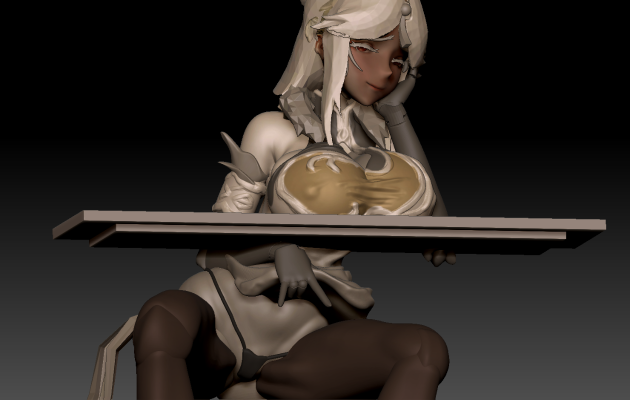 意 凝光大人 居然穿这样的。。