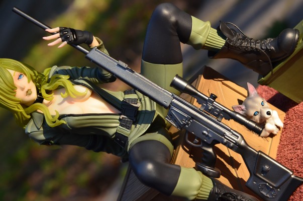 美少女雕像 潜龙谍影美少女 狙击雪狼