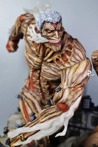 Elite Exclusive Statue 进击的巨人 巨人&三笠·阿克曼&铠之巨人