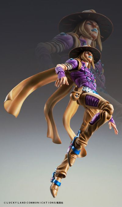超像可动 JOJO的奇妙冒险 第七部 飙马野郎 杰洛·齐贝林 1.5版本