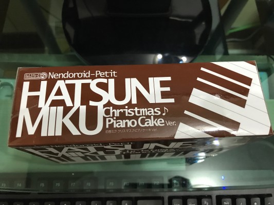 迷你黏土人 VOCALOID 初音未来 Christmas Piano Cake 