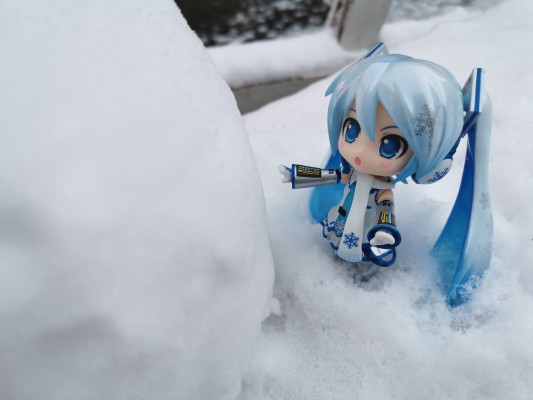 粘土人#1319 Vocaloid 初音未来 雪初音 2.0