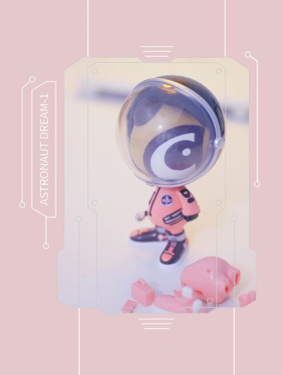 刀刀狗 宇航员 潮玩公仔