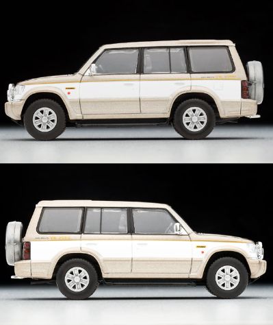 多美卡限定老爷车 NEO LV-N189c 三菱 帕杰罗 超越 (米色/白色)