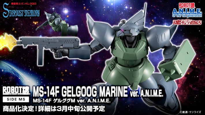 ROBOT魂＜SIDE MS＞机动战士高达0083：星辰的回忆 MS-14F 海军陆战队用勇士 ver. A.N.I.M.E.