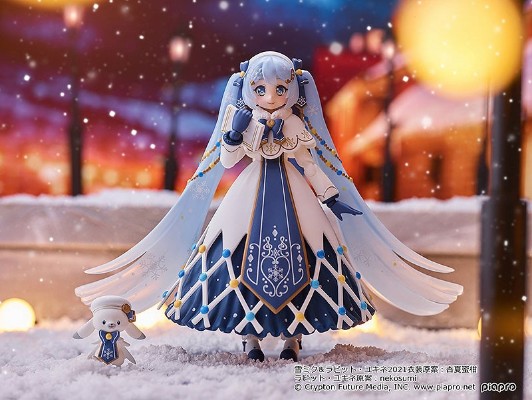 figma#EX-064 VOCALOID Rabbit Yukine&初音未来 雪未来 Glowing Snow ver.