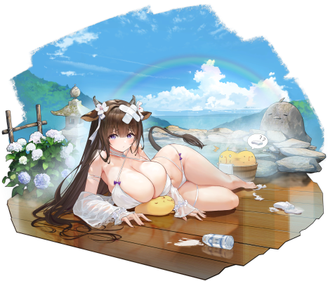 碧蓝航线  㭴（樫野） 温泉放松时间