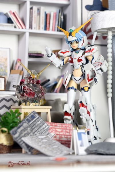 HGUC 机动战士高达UC RX-0 全装甲独角兽高达 Red Coated frame/Mechanical Clear ver. 