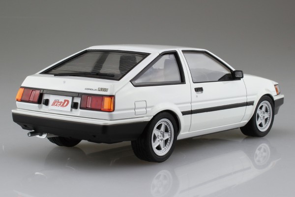 1/24 头文字D No.10 武内树 AE85 Levin